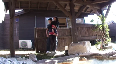 See this horny Asian teenage get horny in public and get ruined stiff