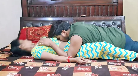 Torrid Indian Bhabhi Romance in Bedroom with her Spouse's Firm-core FIRM-CORE HINDI FESTFEST MOVIE