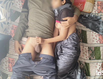 Witness me ultimately ruin my bhabhi's taut Indian snatch in a raunchy morning poke jamboree!
