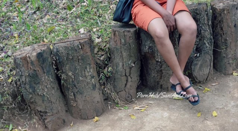 Sani And Enjoy hook-up in public park for some additional cash