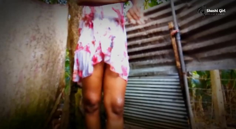 Stepmom Kellek gets insane in Chinese Village's public douche, caught on camera!