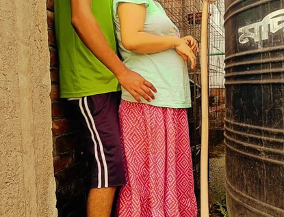 Desi woman 07 humps her step-sis's neighbor outdoors and takes a cum shot