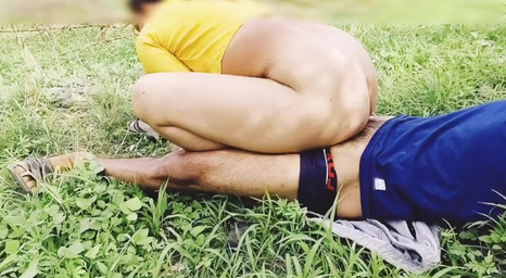 Yoursoniya's fat man rod makes her chat sloppy in a warm outdoor session with a school instructor
