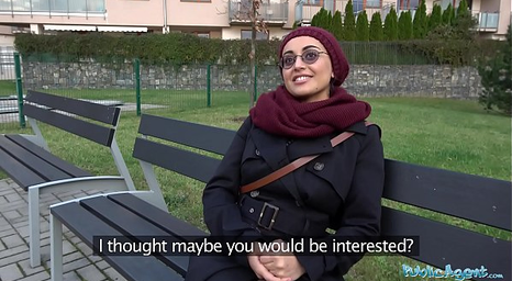 Yasmeena's very first time on camera: pays cash for a ample flow on public agent's rigid trunk