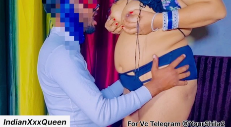 Indian Goddess Stiff drills stepbrother's tight butt with her massive tits & ass