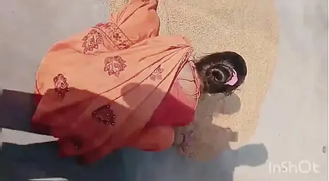 Steamy Indian nubile Monu gets her cock-squeezing twat plumbed in scorching outdoor multiracial movie with step-family Radha786