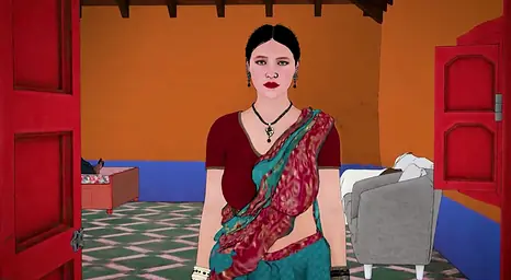 A cute bhabhi was fucked by her step-brother-in-law in 3D anime style