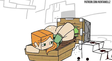 Alex Luvs Pistons in Minecraft, an animated hentai fantasy set